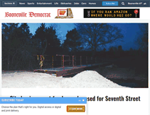 Tablet Screenshot of boonevilledemocrat.com